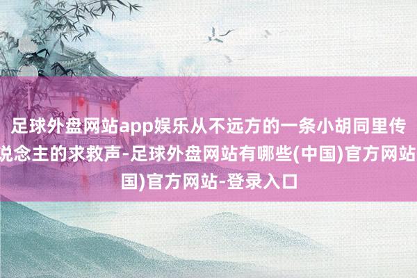 足球外盘网站app娱乐从不远方的一条小胡同里传来了女东说念主的求救声-足球外盘网站有哪些(中国)官方网站-登录入口